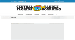 Desktop Screenshot of centralfloridapaddleboarding.com